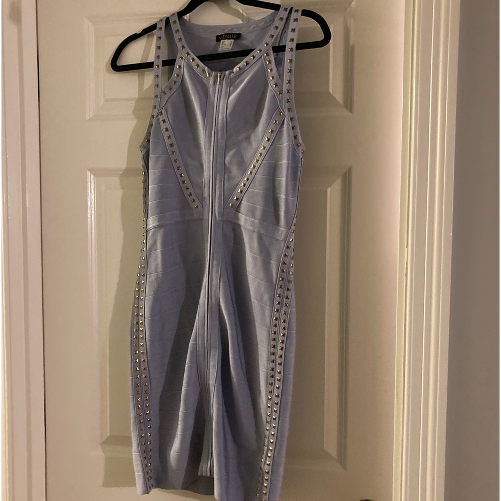 Venus sz6 studded front zip bandage 🩹 dress